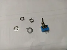 Spst-Switch Mini 2-Position MTS-101 10pcs 2-Pin ON-OFF Blue 250V/3A AC125V/6A 6mm