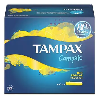 

Regular COMPAK Tampax tampons (22 uds)