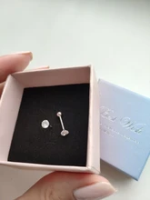 Modian-pendientes de plata de primera ley y circón para mujer, aretes pequeños, plata esterlina 925, Circonia cúbica, zirconia, circonita, zirconita, circón, compromiso, boda