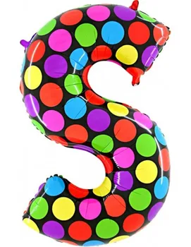 

Balloon Letter S 100cm Mighty Bright-Foil Polyamide-G14919MWE