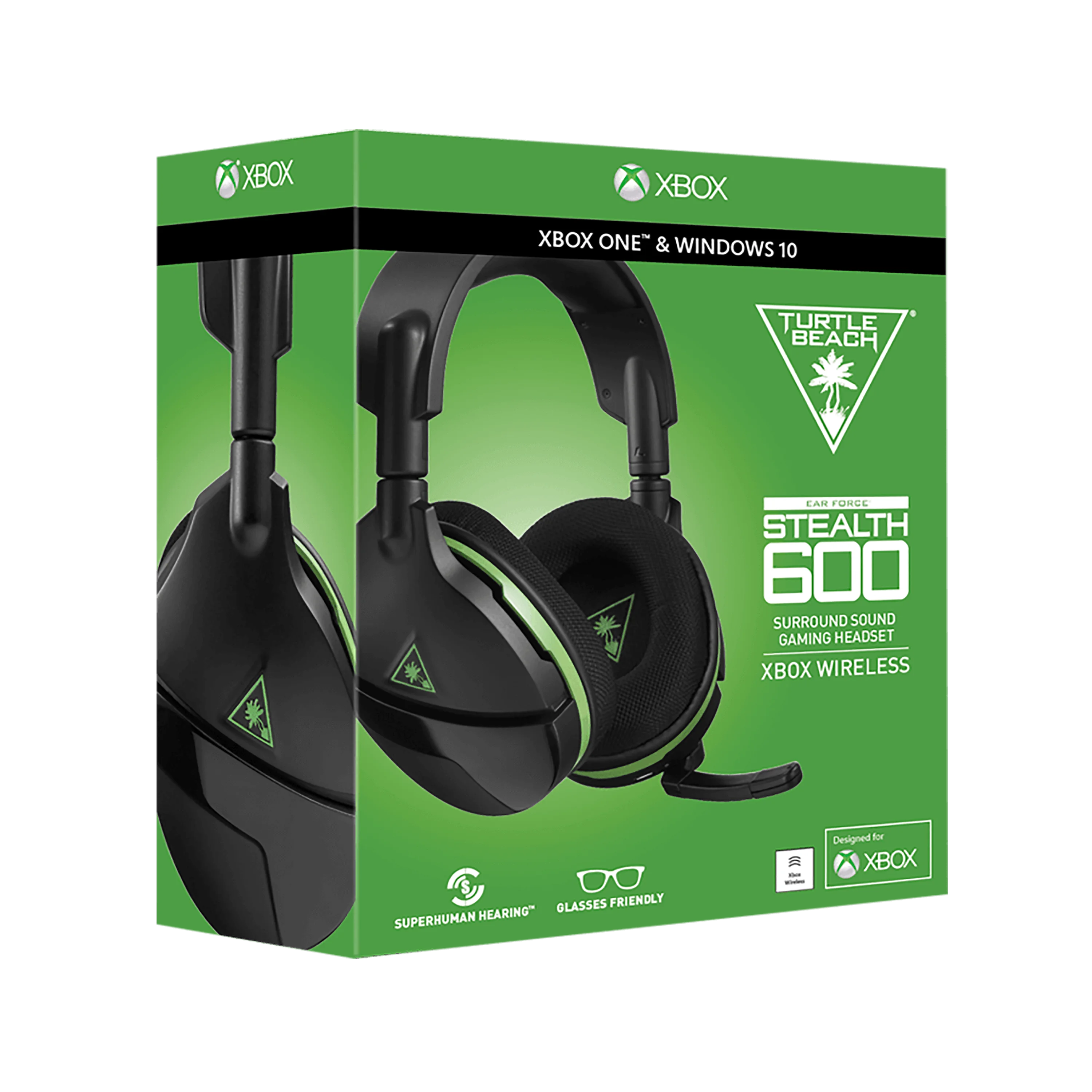 Turtle Beach Stealth 600 Surround Sound Wireless Gaming Headphones for XBOX  ONE and PC Windows 10-Black and Green Color - AliExpress