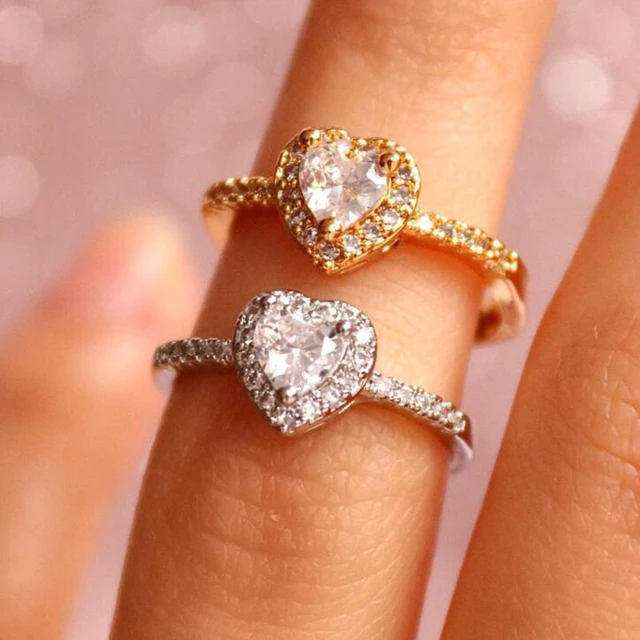 Cheap Rings Zircon Rings Women's Gifts Jewelry Girls Rings Wedding Rings  Promise Ring | Joom