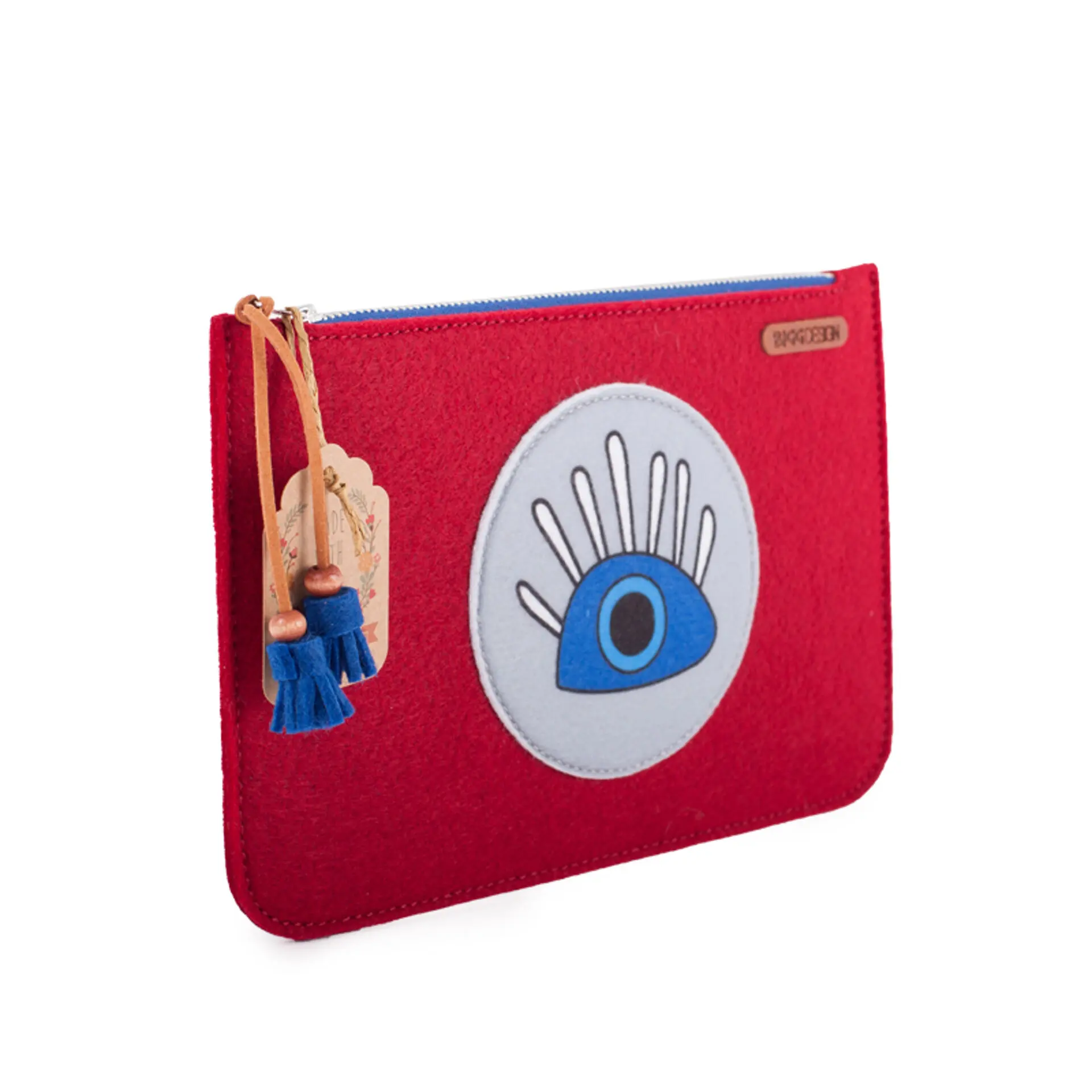 Biggdesign "My Eyes On You" сумка из войлока на молнии для косметики или мелких принадлежностей