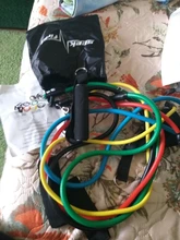 Juego de bandas de resistencia de 17 uds, tubos expansores, banda de goma para entrenamiento de estiramiento, terapia física, gimnasio en casa, elástico de entrenamiento, cuerda de tracción