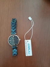 Las mujeres reloj CRRJU de lujo de moda reloj azul para las mujeres Casual impermeable cuarzo mujer reloj de acero inoxidable reloj femenino