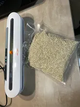 Envasadora al vacío eléctrica para uso doméstico, máquina de envasado y sellado de alimentos que incluye 10 bolsas