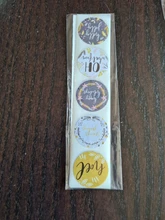 50-500 Uds. De pegatinas de Navidad dibujos animados Paquete de tarjeta de regalo Paquete de fiesta 8 estilos sellado de etiquetas suministros de decoraciones para fiestas para chico de recompensa