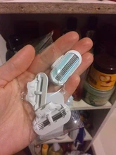 Cabezales de afeitado de 3 cuchillas para mujer, accesorios para el cuidado de la piel, afeitadora corporal, 4 Uds.