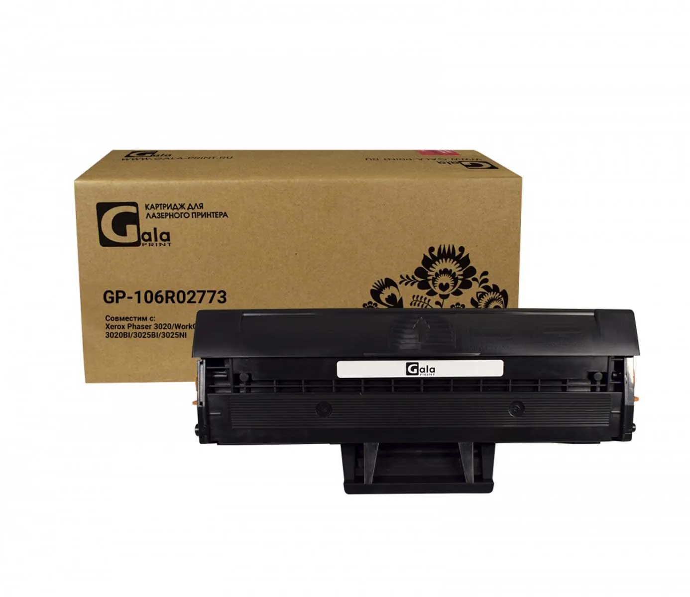 Картридж 106R02773 для Xerox Phaser 3020 WorkCentre 3025 3025bi 1500 стр. GalaPrint (старый чип) | Компьютеры и