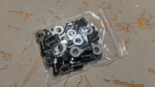Ring Cable-Wire-Connector Insulated-Terminal Electrical-Crimp-Terminal 50PCS/100PCS RV2-6
