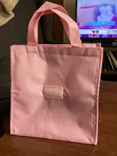 PURDORED-fiambrera grande para mujer, bolsa de caja de almuerzo con aislamiento térmico, enfriador, Bento, contenedor de almuerzo, bolsa de almacenamiento de alimentos, 1 ud.