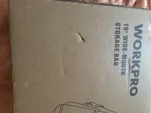 WORKPRO-Bolsa de herramientas de alta resistencia para hombe, organizador de utensilios de 14/15/16 pulgadas de gran capacidad, multibolsa, bandolera