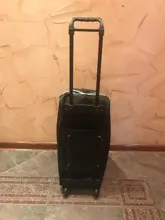 JULYS SONG-bolsas de equipaje de viaje con ruedas para hombre y mujer, maleta con ruedas