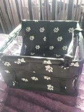 Funda plegable para asiento de perro, hamaca de mascota, transporte de perros y gatos, cesta impermeable