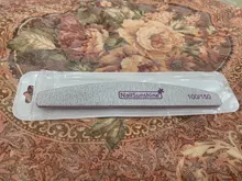 Lima de uñas en forma de media luna, pulidor lavable, lijar y pulir, pedicura, herramientas de arte de uñas, 1 ud.