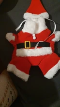Christmas Pet Dog Cat Costumes Funny Santa Claus Costume For Dogs Cats Winter Warm Dog