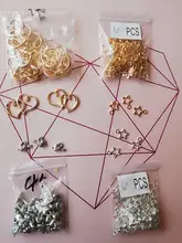 Colgante de aleación de zinc de estrella antigua Vintage, 60 uds., adecuado para pulsera, collar, accesorios de joyería de metal 6567