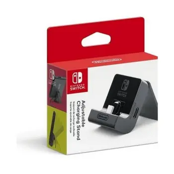 

ADJUSTABLE STAND CHARGING FOR NINTENDO SWITCH-CONNECTOR USB-TIPO C-BLACK COLOR