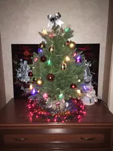 Adornos navideños para el hogar, guirnalda colgante con luz LED de copo de nieve para decoración de árbol de Navidad, regalo de Navidad, Año Nuevo, 2020