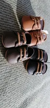 Zapatos Retro de cuero para bebé, mocasines Multicolor con suela de goma antideslizante para primeros pasos, para niño y niña