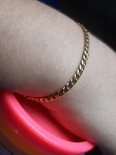 Cadena de eslabones cubanos de acero inoxidable para hombre, pulsera minimalista de 3-11mm, venta al por mayor