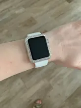 Funda protectora de parachoques de diamante para Apple, funda para reloj de la serie 6 SE 54321 38MM 42MM para Iwatch 40mm 44mm, accesorios de pulsera de reloj