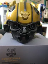 Nuevo mejor regalo de Navidad Transformers Bumblebee casco inalámbrico Bluetooth 5,0 altavoz con Fm Radio compatible con Usb Mp3 TF para niños