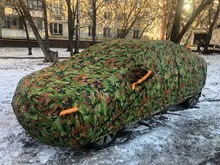Kayme cubierta para coche portadas de coche de camuflaje al aire libre de protección solar a prueba de agua reflector polvo lluvia nieve protectora suv sedán completo