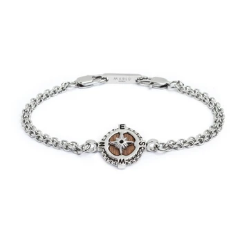 

Bracelet MARLU' with Double Chain Rose Twenty 4BR1819M