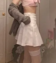 Falda plisada de satén para mujer, minifalda plisada de cintura alta, a la moda, ajustada, informal, de tenis, para vacaciones escolares, color rosa, para verano