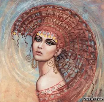 

Nk1167 set for embroidery with beads 'Nova sloboda' 'роксолана', 35x35 cm