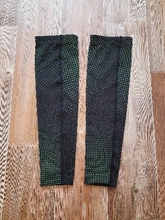 Mangas de triángulos de diamante para hombre, calentador de brazo de velocidad de carrera rápida, profesional, pista de atletas, malla de campo, LOGO personalizable