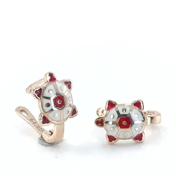 

Turtle Gold Model Child Tag Earrings