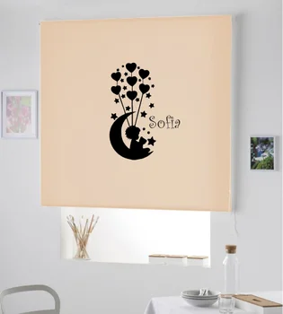 

Blind Iroa customizable Child/Girl in Moon! ROLLER BLINDS TRANSLUCENT! (BEIGE 100X175)