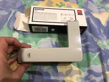 DELI-grapadora giratoria E0434, para uso doméstico y oficina, Media tira, 25 hojas, grapadora lisa, giratoria, material de papelería