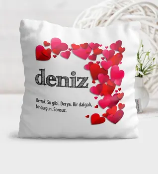 

Personalized Valentine's Day Name Meaning Satin Pillow-4