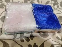 Paquete de joyería Organza, bolsa de regalo de fiesta, boda, cumpleaños y Navidad, 5x7, 7x9, 9x12, 10x15 cm, 100 uds.