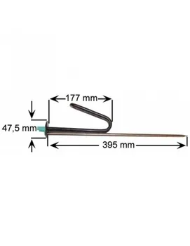 

Thermo resistance Fleck 1200W 230V