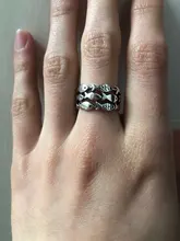 Vintage de plata grande multicapa de Color anillos con forma de pescado para las mujeres, declaración de anillo de boda, anillos anelli