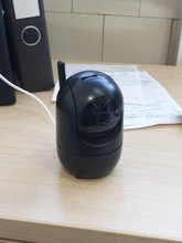 Cámara IP de seguridad para el hogar, dispositivo de vigilancia inteligente, 1080P, red de seguimiento HD en la nube, CCTV inalámbrico, WiFi, color negro