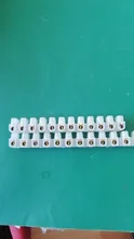Electrical Connector Block-Terminal Strip Barrier Plastic 12-Positions Dual-Row