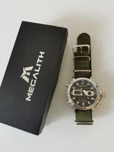 MEGALITH – reloj deportivo para hombre, resistente al agua, luminosos, de doble pantalla con alarma, de cuarzo al por mayor 8051, masculino