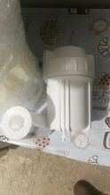 Bottle Thread-Connector WATER-FILTER Cartridge Single-Stage Transparent BSPT White Female