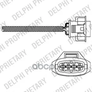 Кислородный Датчик Es20284-12b1 Delphi арт. ES20284-12B1