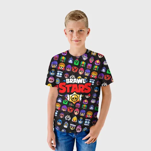 Anak-anak T-shirt 3D Brawl Stars 