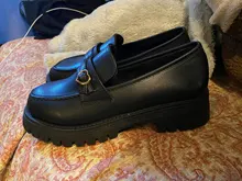 Zapatos Mary Jane De lolita para Mujer, mocasines lisos informales con plataforma y punta redonda, tacones bajos, 2021