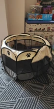Jaula portátil plegable para mascotas, casa de perro para exterior, jaula octagonal para gatos, corralito de interior, perrera para gatos