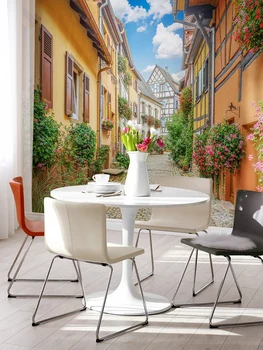 

Photo wallpaper "Green Street", 3,60X2,70 m (flizelini 1015-4f)