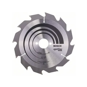 

BOSCH-circulate saw Blade Optiline Wood 190x30x2,6mm 12