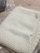 Manta tejida para recién nacido, pañoleta para bebés súper suave, ropa de cama para infantes